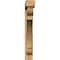 Ekena Millwork Olympic Block Rough Sawn Bracket w/ Offset Brace, Western Red Cedar, 6"W x 42"D x 42"H BKT0604X42X42OLY05RWR - alternate 4